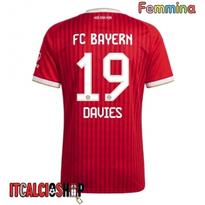Bayern Munich Alphonso Davies #19 Prima Maglia Femmina 2026-27 Manica Corta